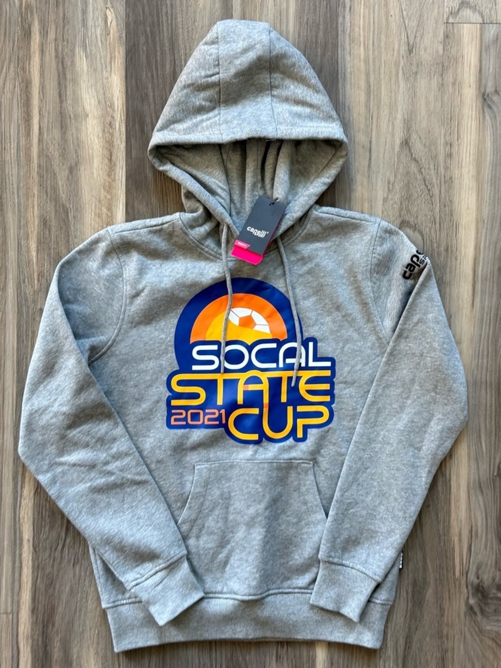 NWT Capelli Sport SoCal Soccer Gray Hoodie Size M